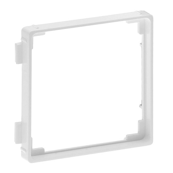 Adaptor for 50 x 50 mm mechanisms Valena Life - DIN 49075 - white image 1