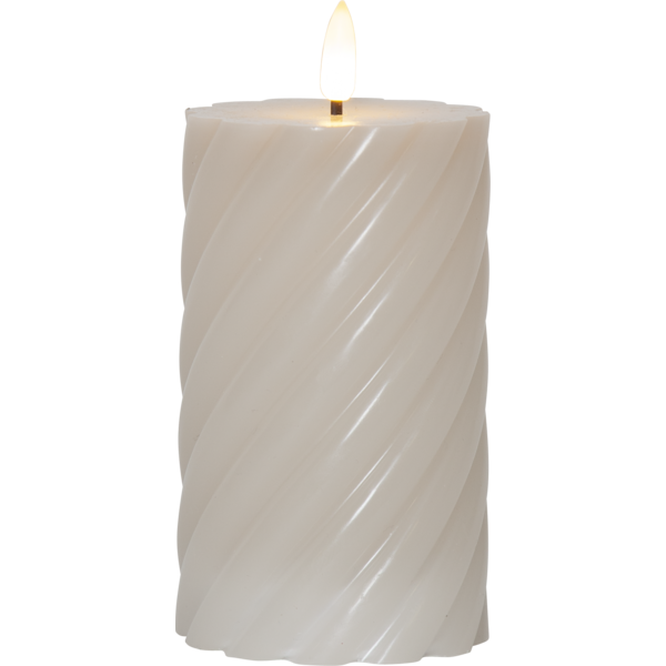 LED Pillar Candle Flamme Swirl image 1