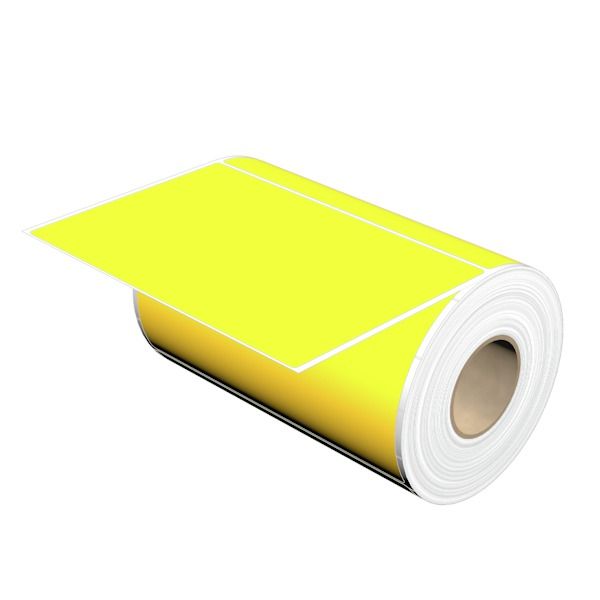 Device marking, Self-adhesive, 101 mm, Vinyl film, yellow image 1
