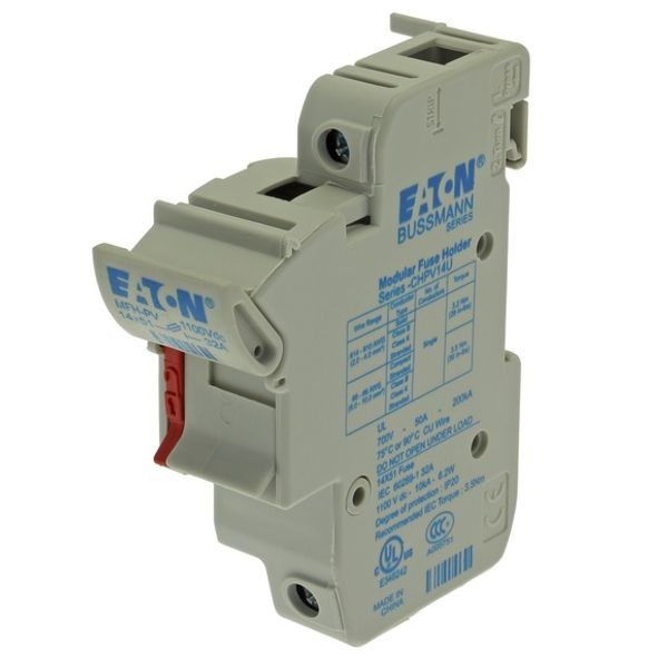 Fuse-holder, high speed, 32 A, DC 1500 V, 14 x 51 mm, 1P, IEC, UL image 4