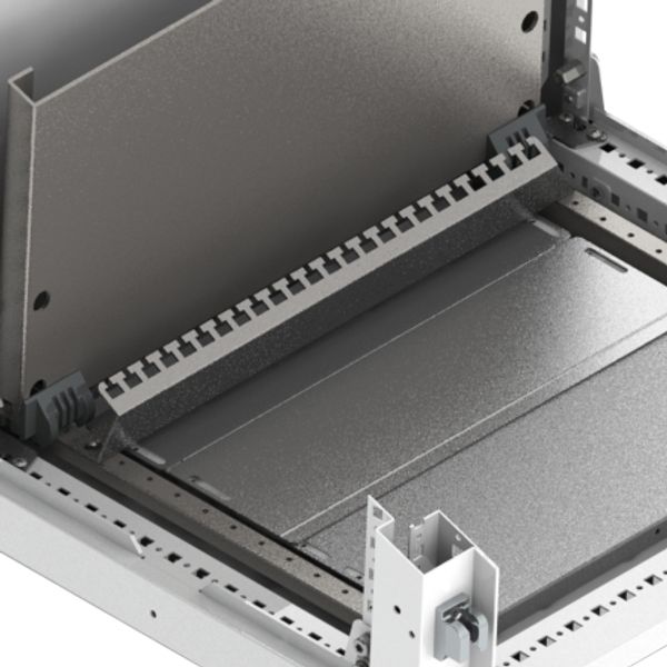 Cable fixing bar for 1200 mm wide enclosures (PU=1 piece) image 1