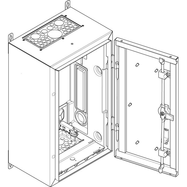 Wallcab.Cl.II IP54 WxHxD 300x502x225mm image 1