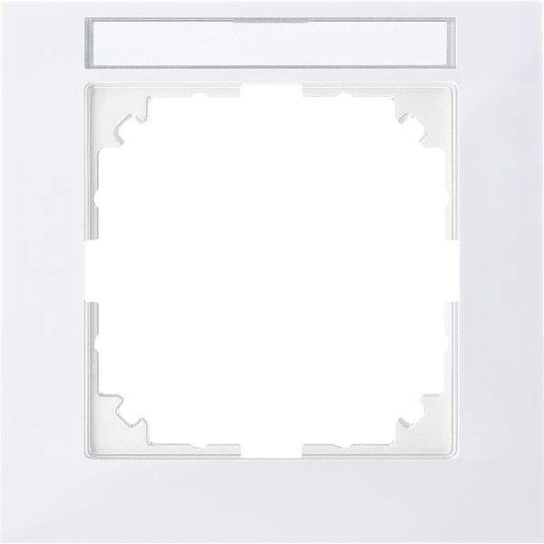 M-Pure frame, 1-fold with label holder, polar white, M-Pure image 1