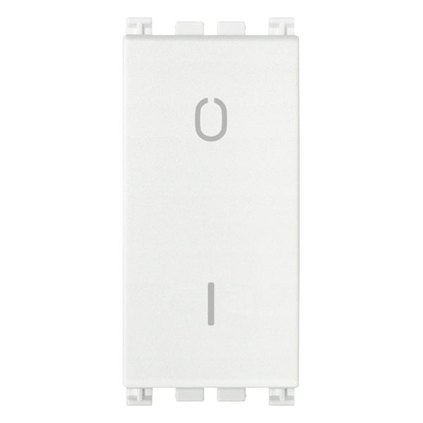 2P 16AX 1-way switch white image 1