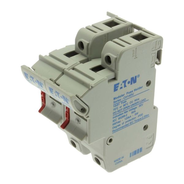 Fuse-holder, low voltage, 50 A, AC 690 V, 14 x 51 mm, 2P, IEC, With indicator image 8
