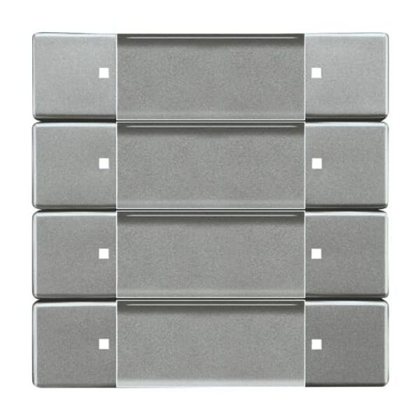 6737-803 CoverPlates (partly incl. Insert) Remote control grey metallic image 3
