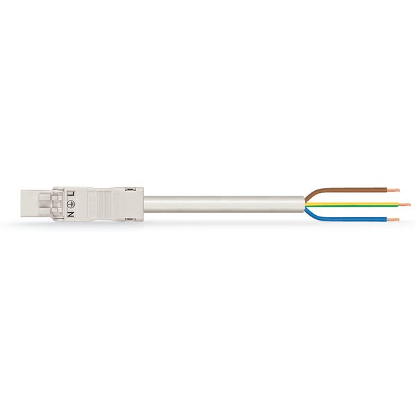 pre-assembled connecting cable Eca Plug/open-ended white image 3