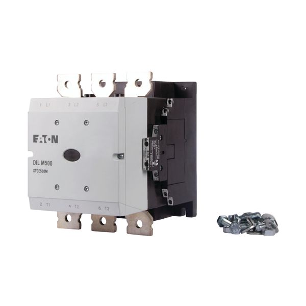 Contactor, 380 V 400 V 265 kW, 2 N/O, 2 NC, RDC 48: 24 - 48 V DC, DC operation, Screw connection image 6