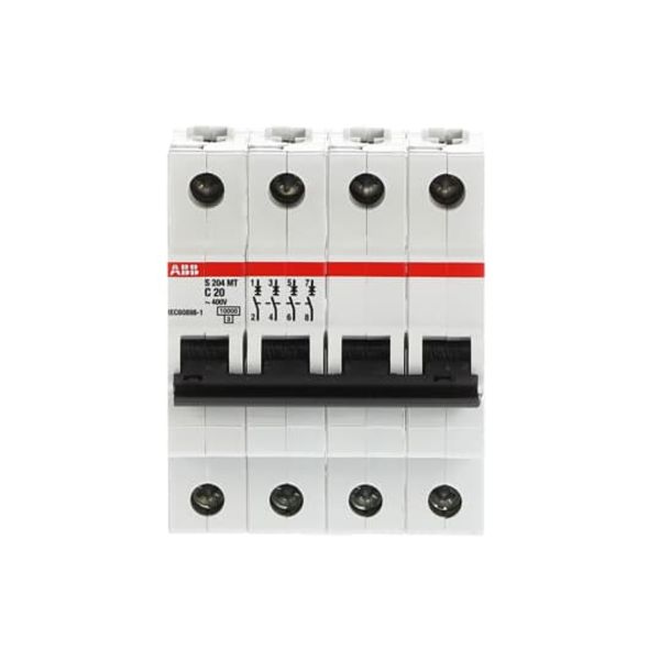 S204MT-K1 Miniature Circuit Breaker - 4P - K - 1 A image 3