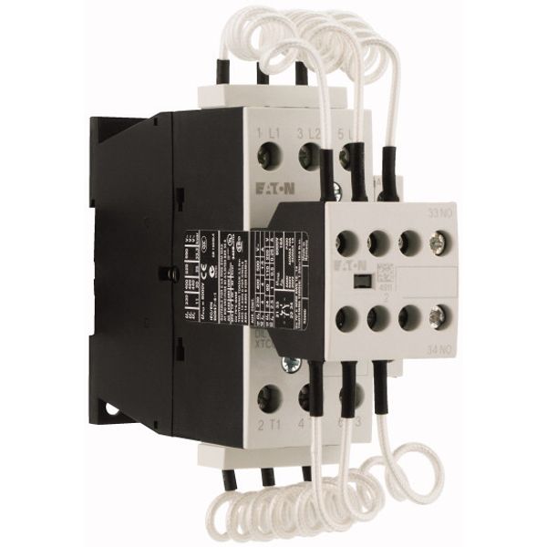 Contactor for capacitors, with series resistors, 25 kVAr, 24 V 50/60 Hz image 3