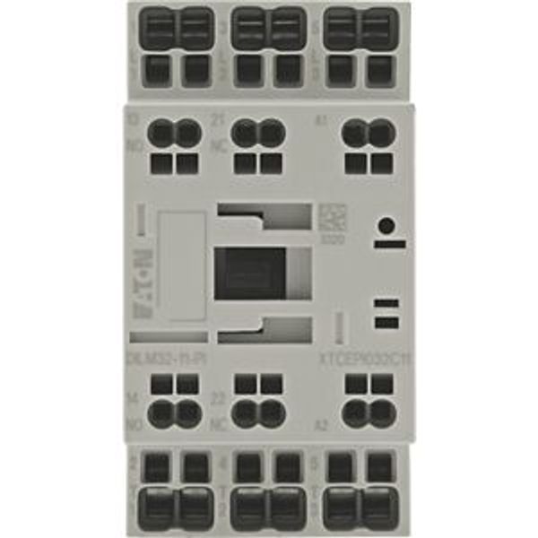 Contactor, 3 pole, 380 V 400 V 15 kW, 1 N/O, 1 NC, 42 V 50 Hz, 48 V 60 Hz, AC operation, Push in terminals image 10