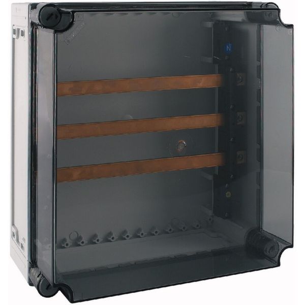 Busbar panel enclosure with transparent cover, 630A, 3-pole image 13