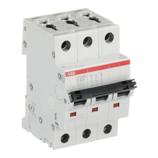 ST203M-D16 Miniature Circuit Breaker - 3P - D - 16 A image 1