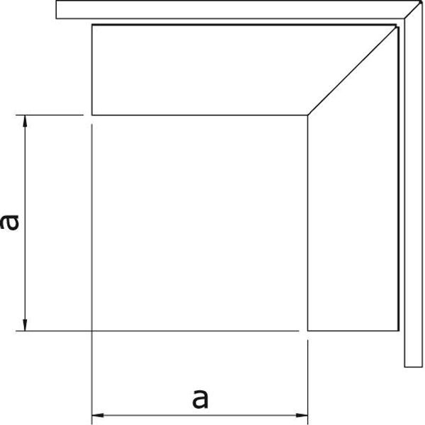 LKM A80080RW External corner with cover 80x80mm image 2