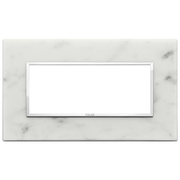Plate 5M BS stone Carrara white image 1