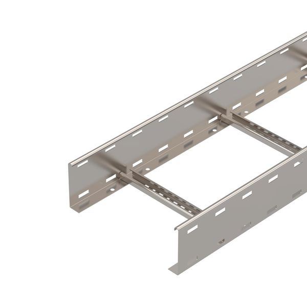 LG 113 VS6 A2  Cable ladder, perforated, with crossbar VS, 110x300x6000, Stainless steel, material 1.4307, A2, 1.4301 without surface. modifications, additionally treated image 1