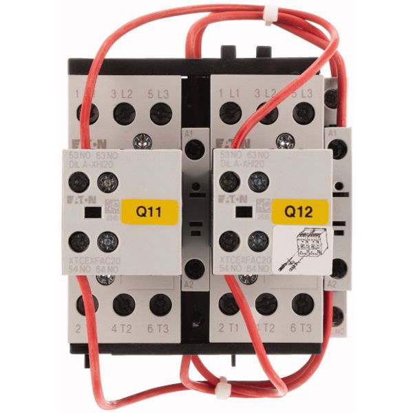 Reversing contactor combination, 380 V 400 V: 15 kW, 24 V DC, DC operation image 2