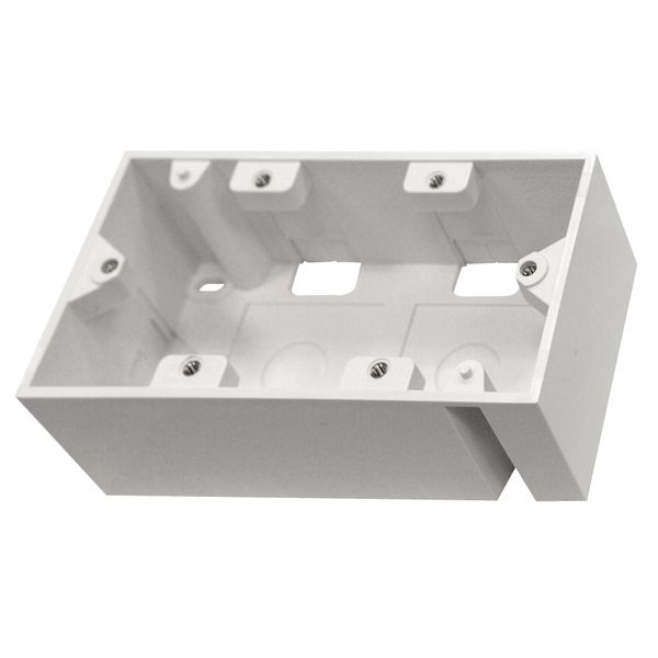 Wallmount-Box W148 x H45 x D80 mm for HSEMDR4W0F, RAL9010 image 2