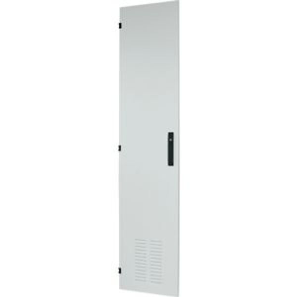 Section wide door, ventilated, left, HxW=2000x425mm, IP42, grey image 4