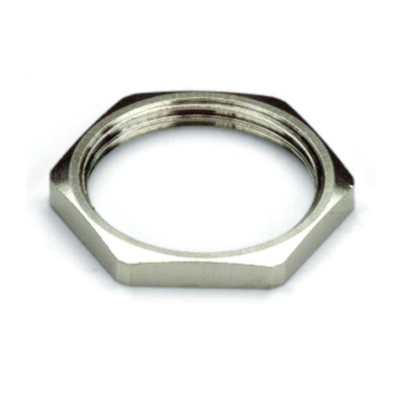 Locknut for cable gland (metal), SKMU SS (stainless steel locknut), M1 image 2