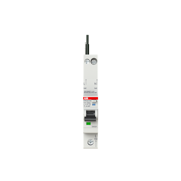 DSE201 M C32 AC300 - N Black Residual Current Circuit Breaker with Overcurrent Protection image 3