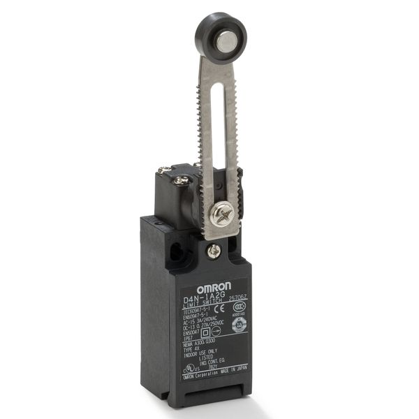 Limit switch, D4N, Pg13.5 (1-conduit), 1NC/1NO (snap-action), Adjustab image 3