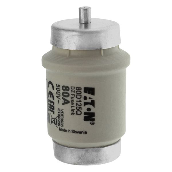 Fuse-link, low voltage, 80 A, AC 500 V, D4, gR, DIN, IEC, fast-acting image 18