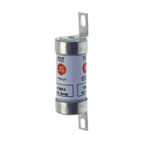 Fuse-link, LV, 63 A, AC 660 V, DC 460 V, BS88/A3, 22 x 86 mm, gL/gG, BS image 6