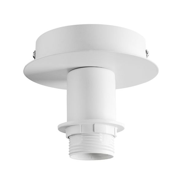 FENDA E27 ceiling light, white, without shade image 5