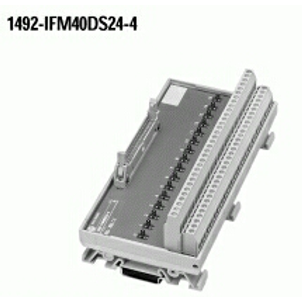 Allen-Bradley, 1492-IFM40DS24-4, 40-Point Isolated Digital IFM, 24/48V AC/DC LED Indicators, 4 Terminals per Output, Digital Interface Module image 1