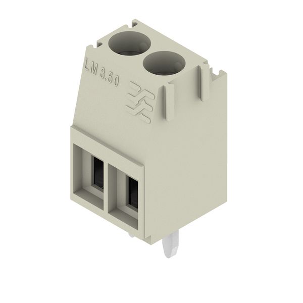 PCB terminal, 3.50 mm, Number of poles: 2, Conductor outlet direction: image 4