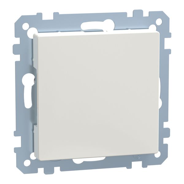 Blanking cover, polar white, glossy, System M image 3