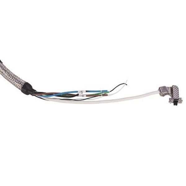 Allen-Bradley 2090-CSBM1E1-18AF01 Kinetix Single Cable 18 AWG AWG, Continuous-flex, Single Motor Power With Brake Wires, 01 meters image 1