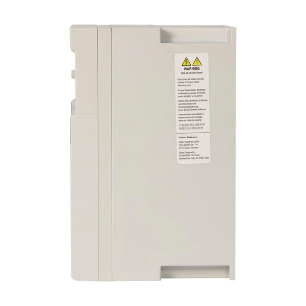 Variable frequency drive, 600 V AC, 3-phase, 22 A, 15 kW, IP20/NEMA0, Radio interference suppression filter, 7-digital display assembly, Setpoint pote image 10