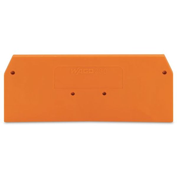 End and intermediate plate 2.5 mm thick orange image 2