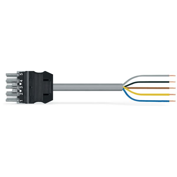 pre-assembled connecting cable Eca Socket/open-ended gray image 6