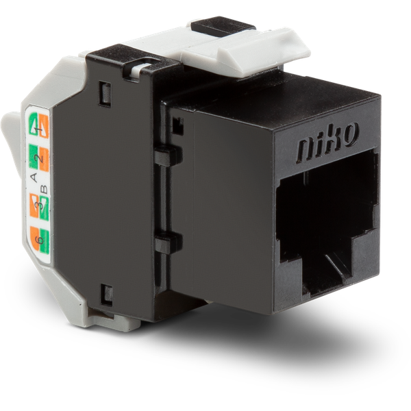 Unshielded RJ45 connector UTP Cat. 6A, PoE++ ready, for bandwidths up image 2