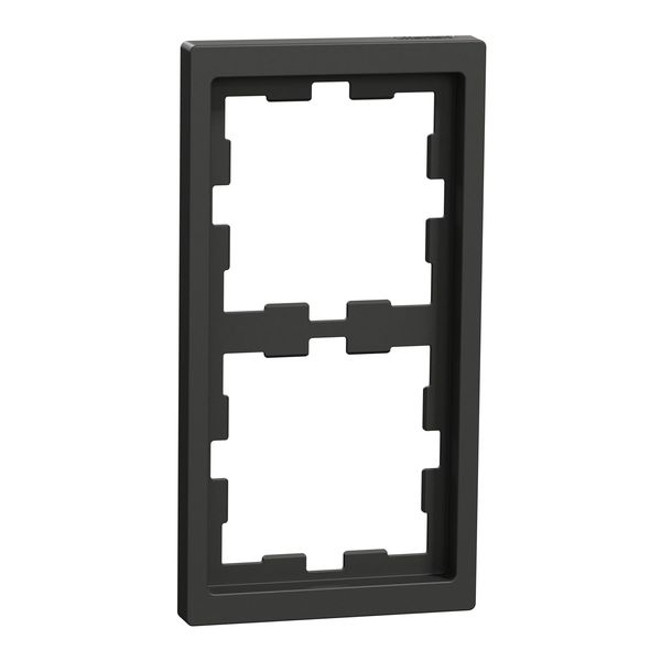 D-Life frame, 2-gang, anthracite image 4