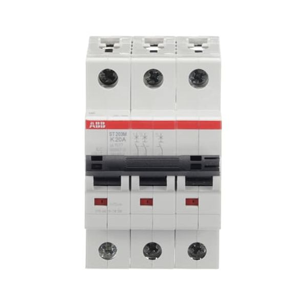 ST203M-K20 Miniature Circuit Breaker - 3P - K - 20 A image 1