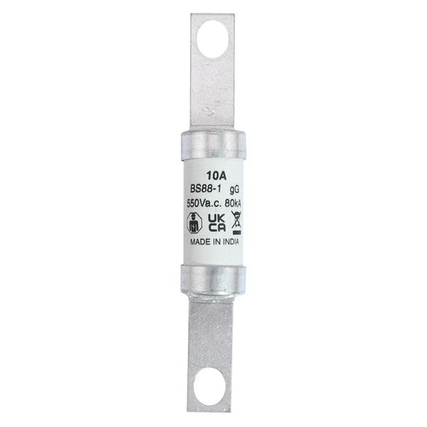 Fuse-link, low voltage, 10 A, AC 550 V, BS88, 21 x 129  mm, gL/gG, BS image 16