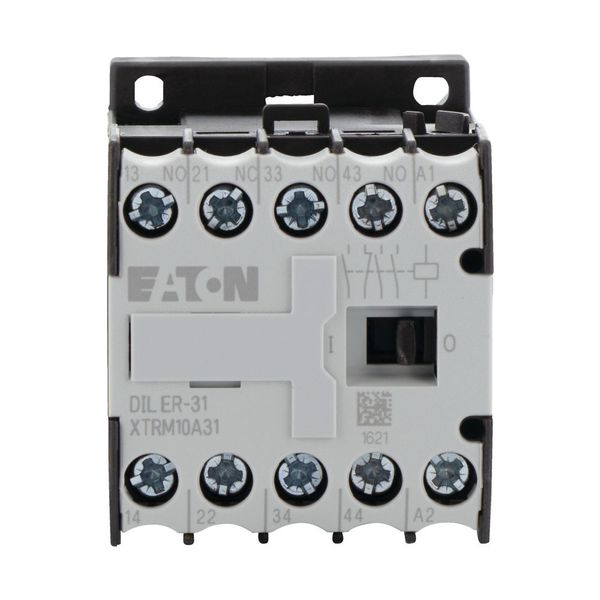 Contactor relay, 110 V 50/60 Hz, N/O = Normally open: 3 N/O, N/C = Normally closed: 1 NC, Screw terminals, AC operation image 6