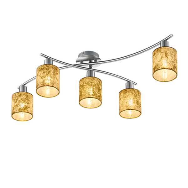 Garda ceiling lamp 5xE14 gold image 1