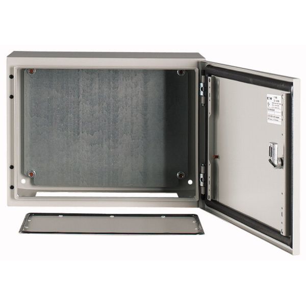 Wall enclosure with mounting plate, HxWxD=300x400x200mm image 1