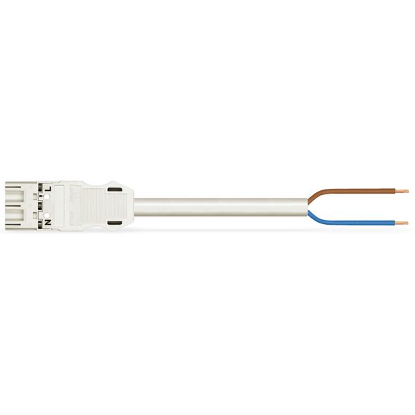 pre-assembled connecting cable Cca Plug/open-ended blue image 1