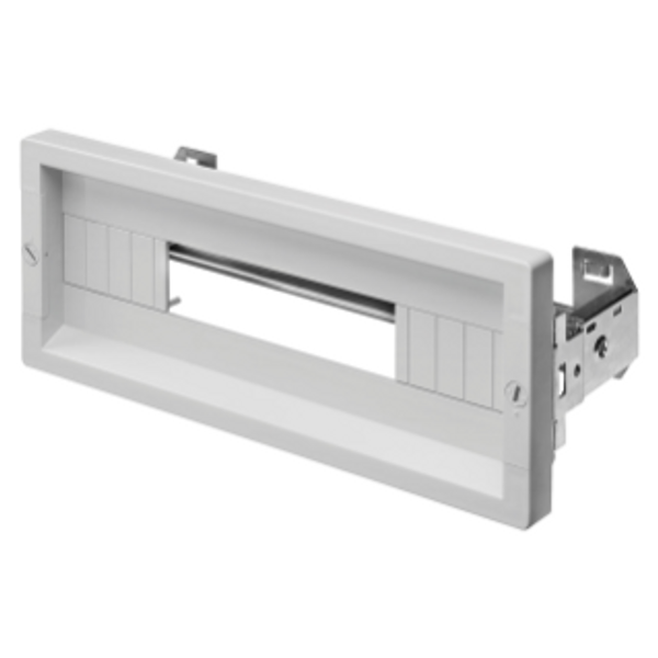 COVERING PANEL WITH WINDOW - FAST AND EASY - 1 MODULE HIGH - 28 MODULES - GREY RAL 7035 image 1