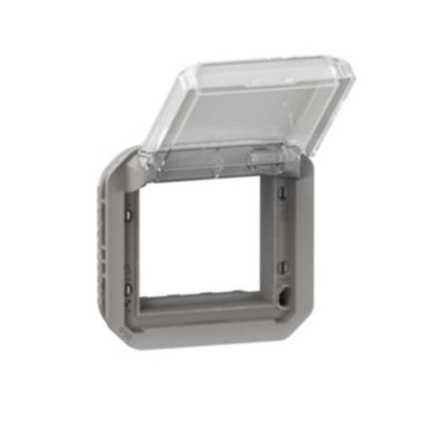 Plexo™ - Mosaic adaptor with transparent flap - mechanism image 1