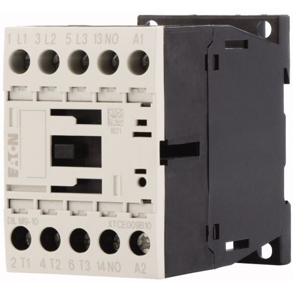 Contactor, 3 pole, 380 V 400 V 4 kW, 1 N/O, 110 V 50/60 Hz, AC operation, Screw terminals image 3