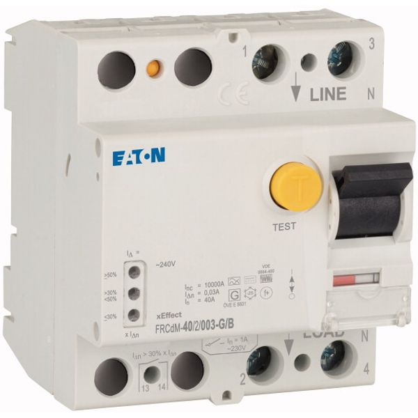 Digital residual current circuit-breaker, all-current sensitive, 40 A, 2p, 30 mA, type G/B image 2