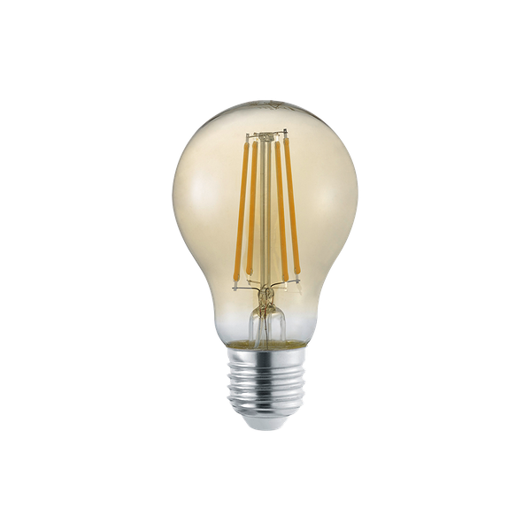 Bulb LED E27 filament classic 4W 470 lm 3000K brown image 1