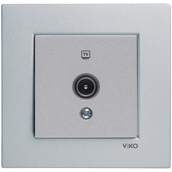 Novella Silver TV Socket Unresisting image 1